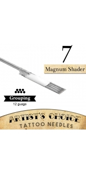 Artist's Choice Tattoo Needles - 7 Curved Magnum 50 Pack