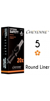 Cheyenne Cartridge -5 Round Liner, 0.25 - 10 Pack