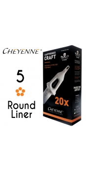 Cheyenne Craft Cartridge needles - 5 Round Liner - 10 Pack