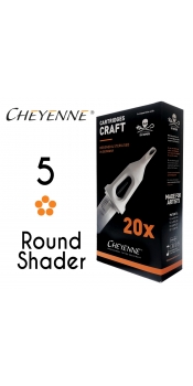 Cheyenne Craft Cartridge needles - 5 Round Shader - 10 Pack