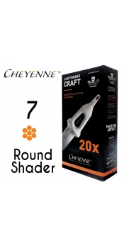 Cheyenne Craft Cartridge needles - 7 Round Shader - 10 Pack