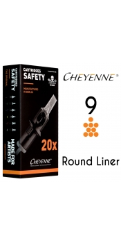 Cheyenne Craft Cartridge needles - 9 Round Liner - 10 Pack