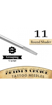 Artist's Choice Tattoo Needles - 9 Round Shader 50 Pack