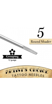 Artist's Choice Tattoo Needles - 5 Round Shader  50 Pack