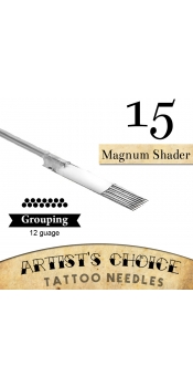 Artist's Choice Tattoo Needles - 15 Magnum Shader 50 Pack