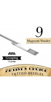 Artist's Choice Tattoo Needles - 9 Magnum Shader 50 Pack