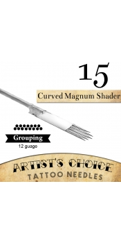 Artist's Choice Tattoo Needles - 15 Curved Magnum 50 Pack