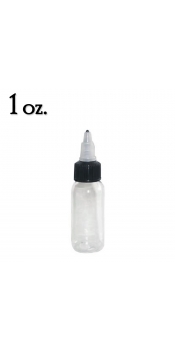 1 oz Empty Ink Bottle with Twist Caps