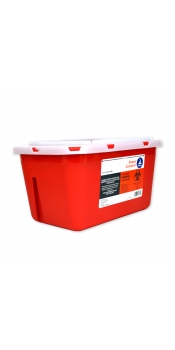 Bemis Sharps Container, Red, 1 Gallon