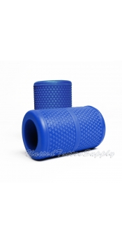 Autoclavable Textured Tattoo Grip Cover Holder 1.25" - Blue