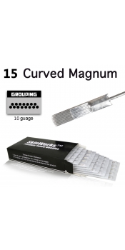 Tattoo Needles - #10 Bugpin 15 Curved Magnum 50 Pack