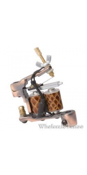 E-CLASS Professional Left-handed Tattoo Machine with 10 Wrap Coils