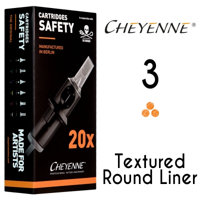 Cheyenne Cartridge -3 Bugpin Round Liner- 10 Pack