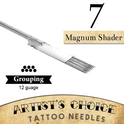 Artist's Choice Tattoo Needles - 7 Magnum Shader 50 Pack
