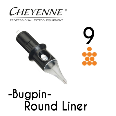 Cheyenne Cartridge -9 Bugpin Round Liner-10 Pack