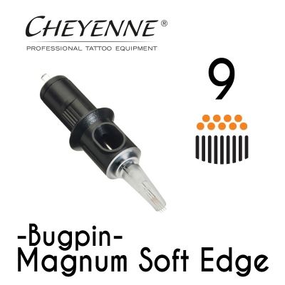 Cheyenne Cartridge - 9 Bugpin Magnum Soft Edge - 10 Pack
