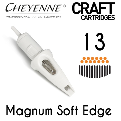 Cheyenne Craft Cartridge needles - 13 Magnum Soft Edge - 10 Pack