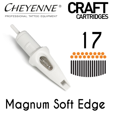 Cheyenne Craft Cartridge needles - 17 Magnum Soft Edge - 10 Pack