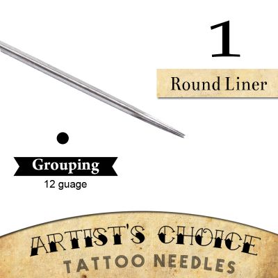 Artist's Choice Tattoo Needles - 1 Round Liner 50 Pack