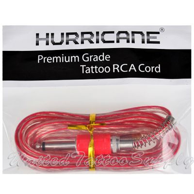 Hurricane® Heavy Duty Tattoo Clip Cord With RCA Plug (1 Year Warranty* )