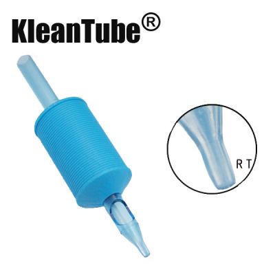 KleanTube® - Premium Tattoo Disposable Grips with Clear Tips - 1 Round
