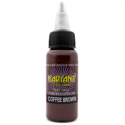 0.5 oz Radiant Tattoo ink Coffee Brown