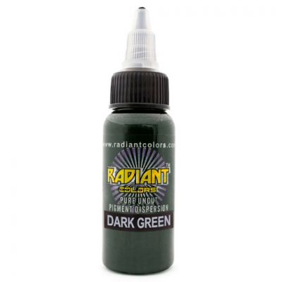 0.5 oz Radiant Tattoo ink Dark Green