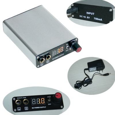 Rechargeable tattoo power supply Digital Display with wireless pedal
