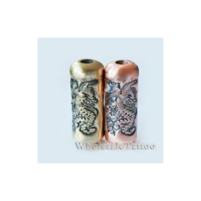 Empaistic Copper Tubes Tattoo Grip Tube Phoenix Design
