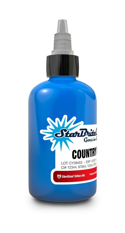 4 oz StarBrite Tattoo ink Country-Blue