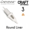 Cheyenne Craft Cartridge needles - 3 Round Liner - 10 Pack