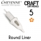 Cheyenne Craft Cartridge needles - 5 Round Liner - 10 Pack